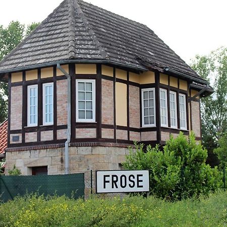 Altes Stellwerk Frose am Froser See Exterior foto