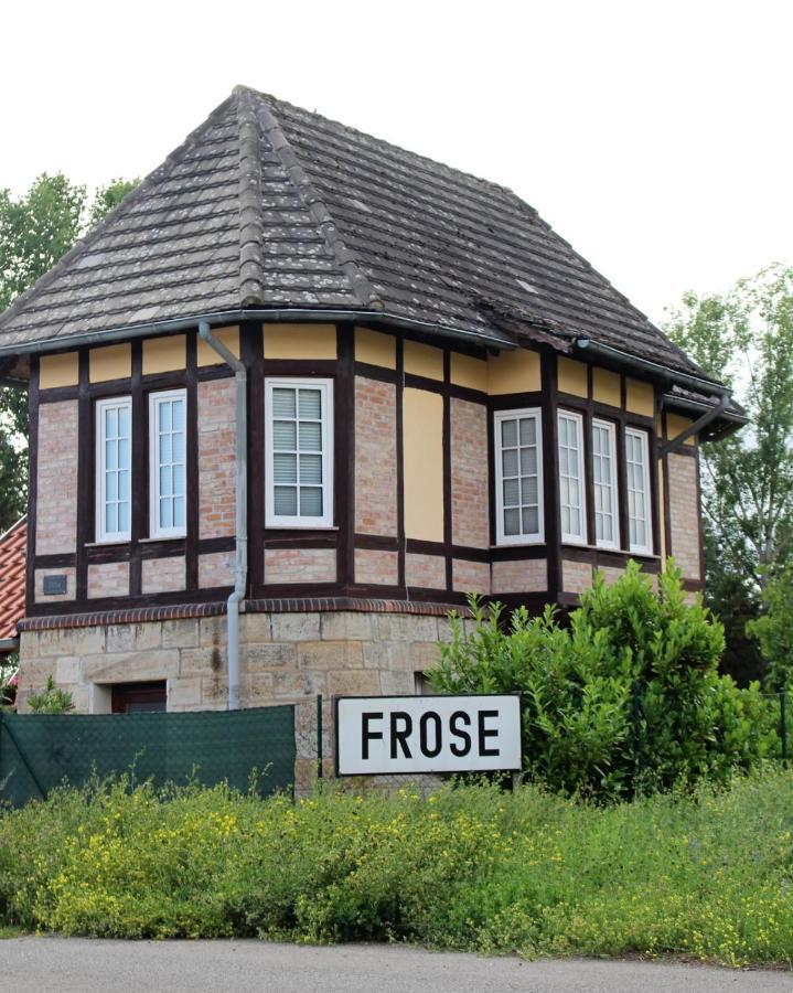 Altes Stellwerk Frose am Froser See Exterior foto