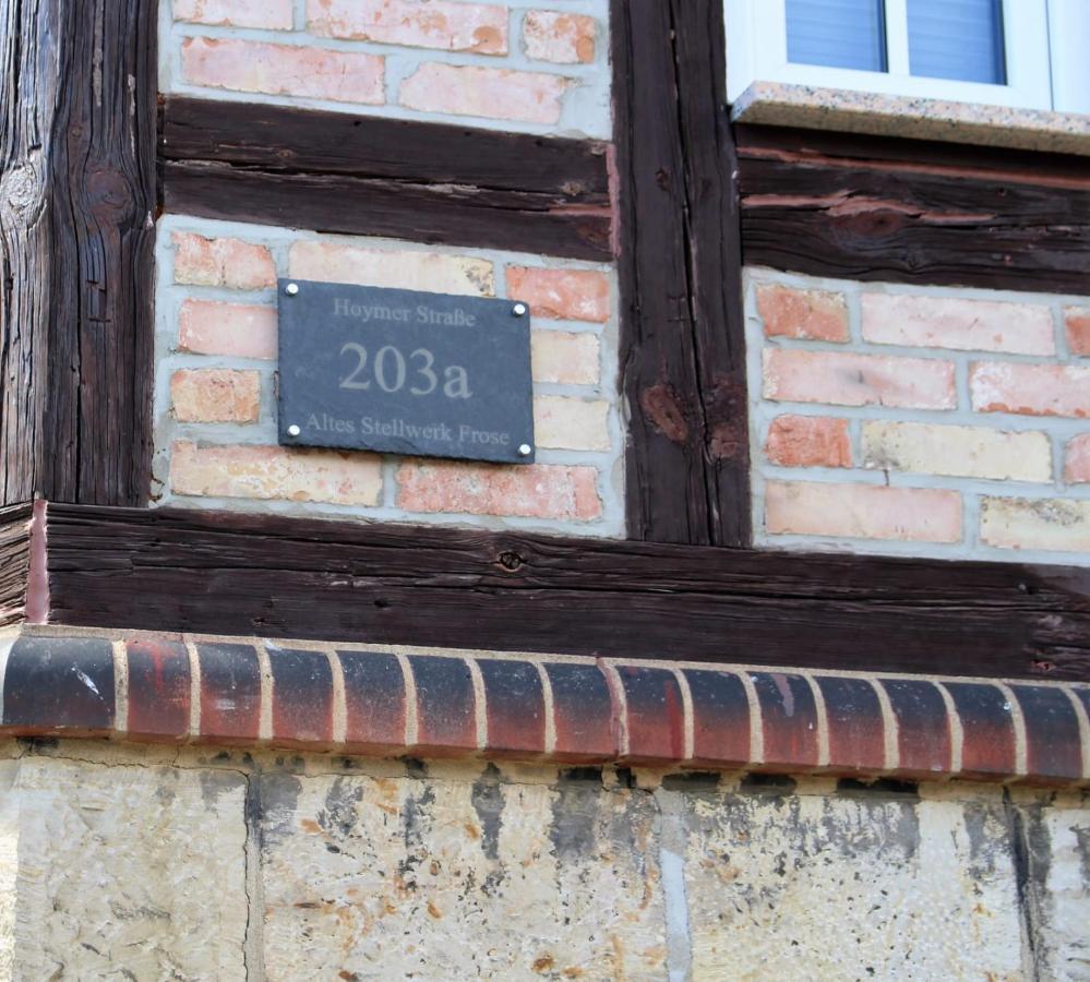 Altes Stellwerk Frose am Froser See Exterior foto