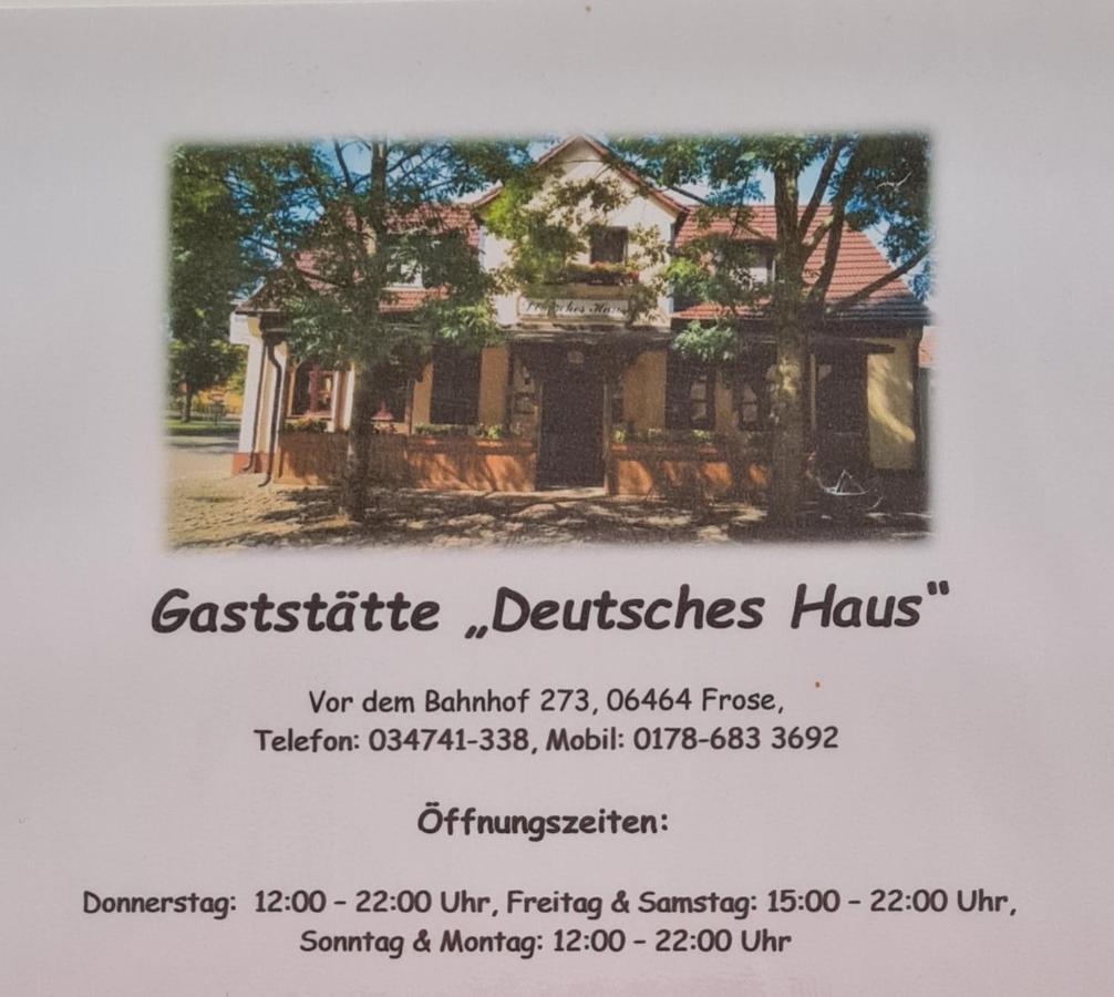 Altes Stellwerk Frose am Froser See Exterior foto