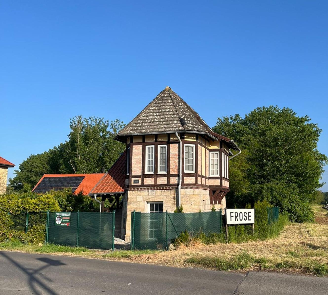 Altes Stellwerk Frose am Froser See Exterior foto